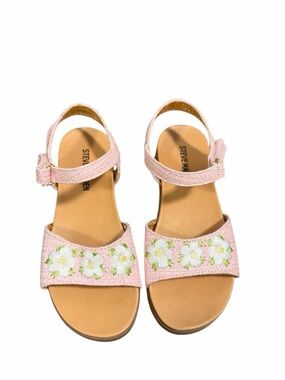 Steve Madden Toddler Daisy Embroidered Sandals Size 12